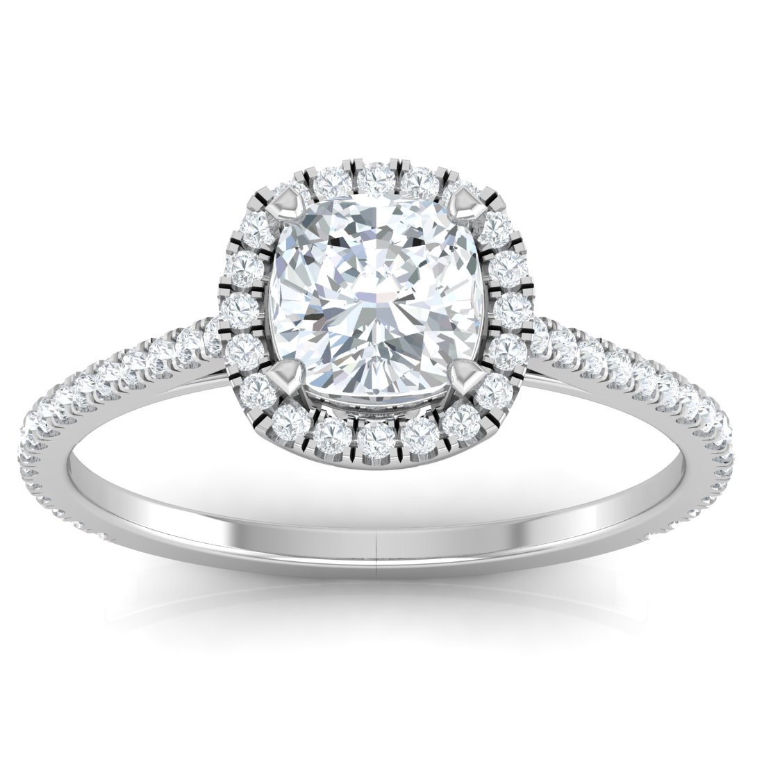Engagement ring guide | Halo setting engagement ring