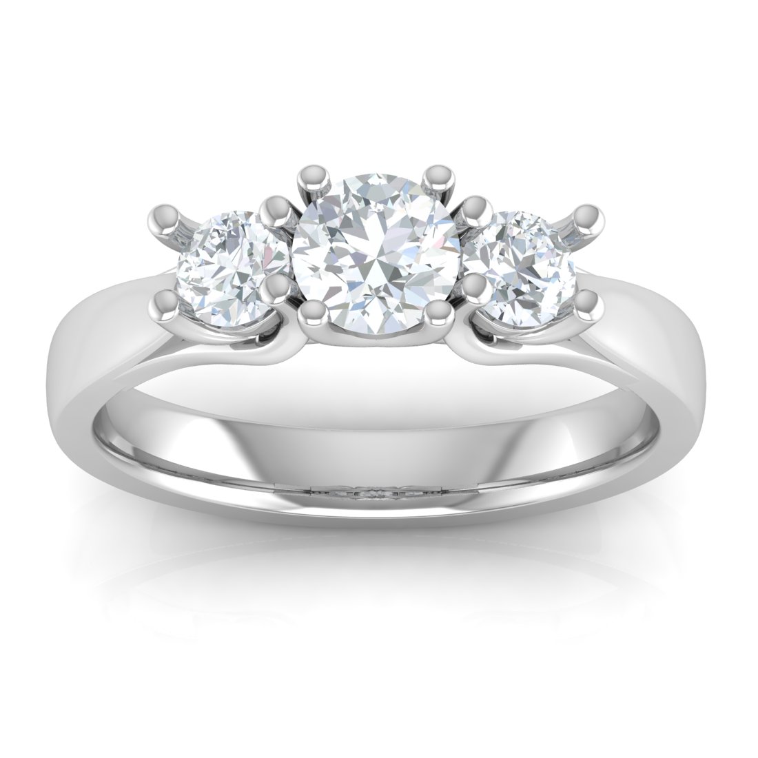 Engagement ring guide | Three stone diamond ring