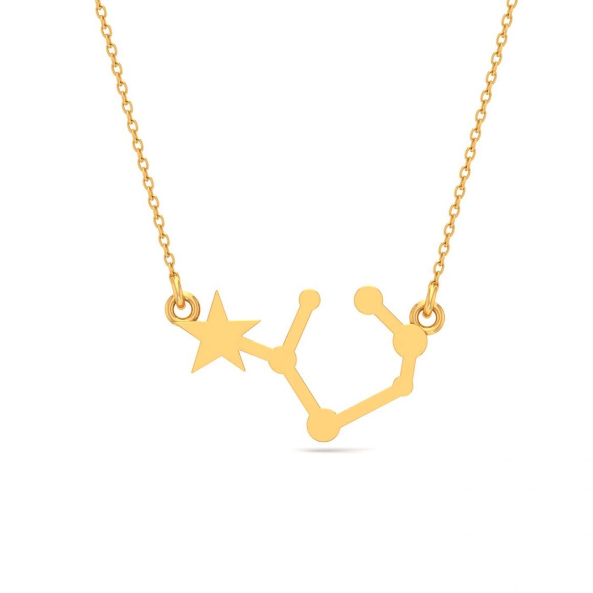 Zodiac Sign Pendant | Sagittarius ZODIAC SIGN PENDANT | Sagittarius gold pendant