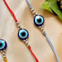 Evil Eye Rakhi Set: Send Rakhi Gifts Online