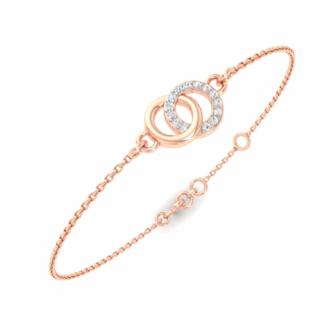 ladies diamond bracelet designs | Round Chain Diamond Bracelet