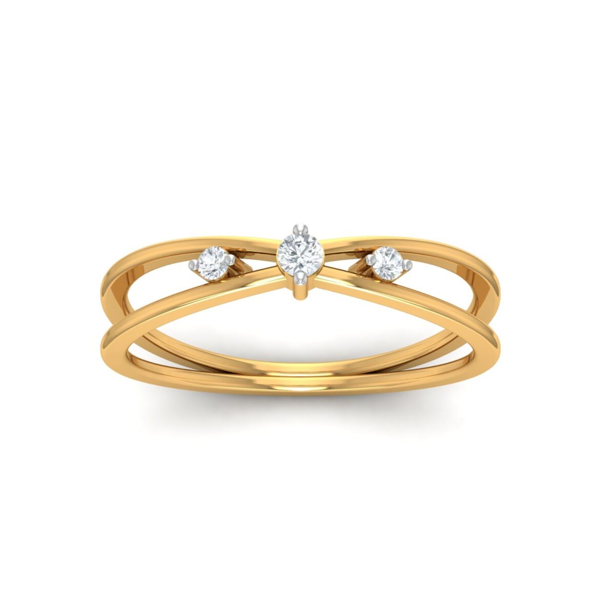 Best Gift For Married Sister On Raksha Bandhan || Cross Triplet Diamond Ring For Women ||