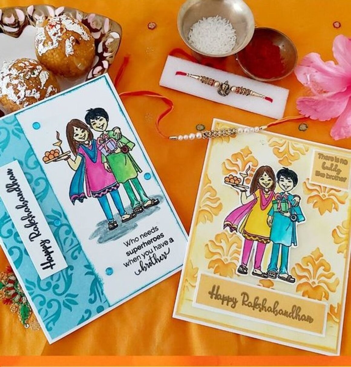 Best Gift For Married Sister On Raksha Bandhan || Handmade cards||