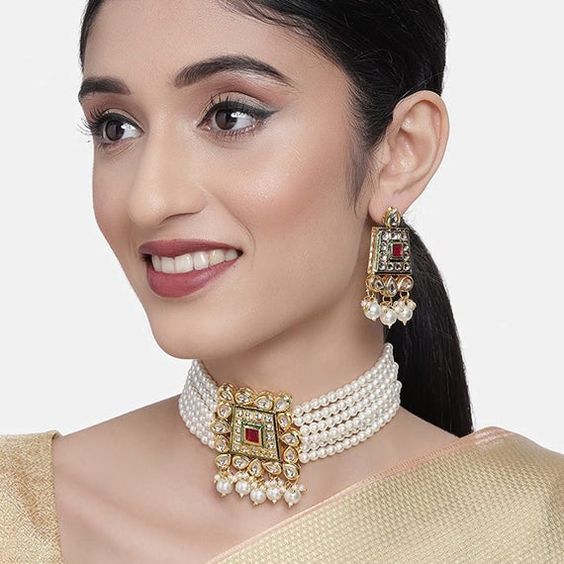 How to Look Good on Deepawali: Best 5 Jewellery You Must See || Pearl Choker Set ||