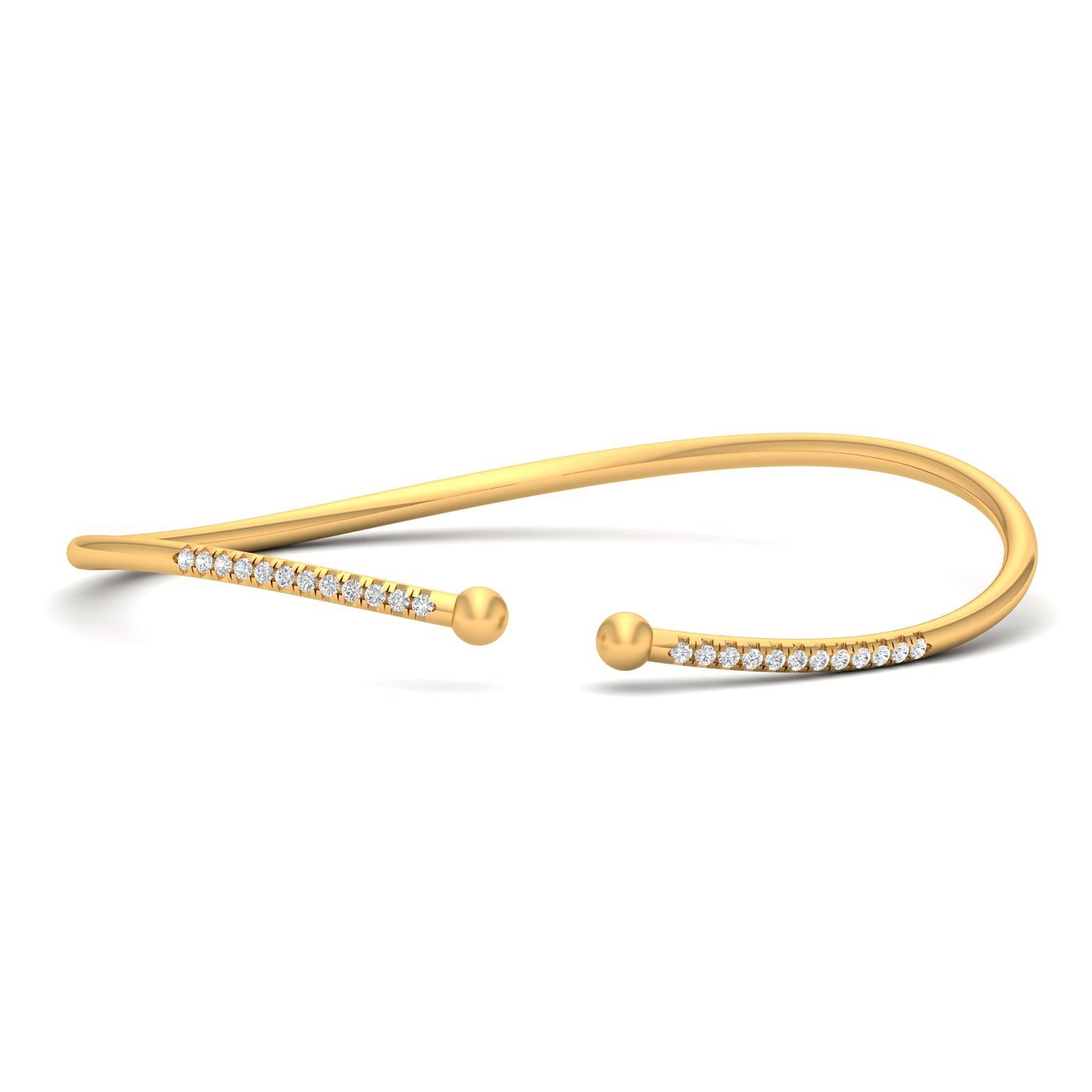 Meera Diamond Bracelet in Yellow Gold