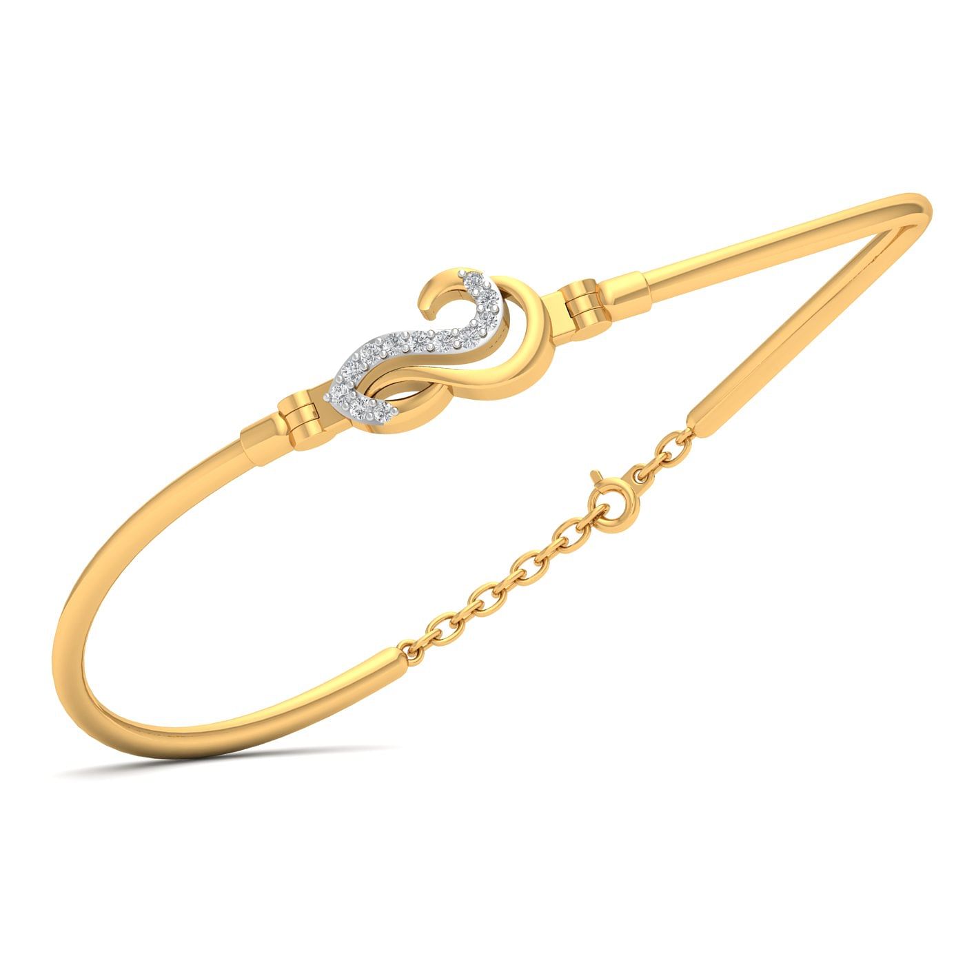 18k yellow gold Raksha Diamond Bracelet for women