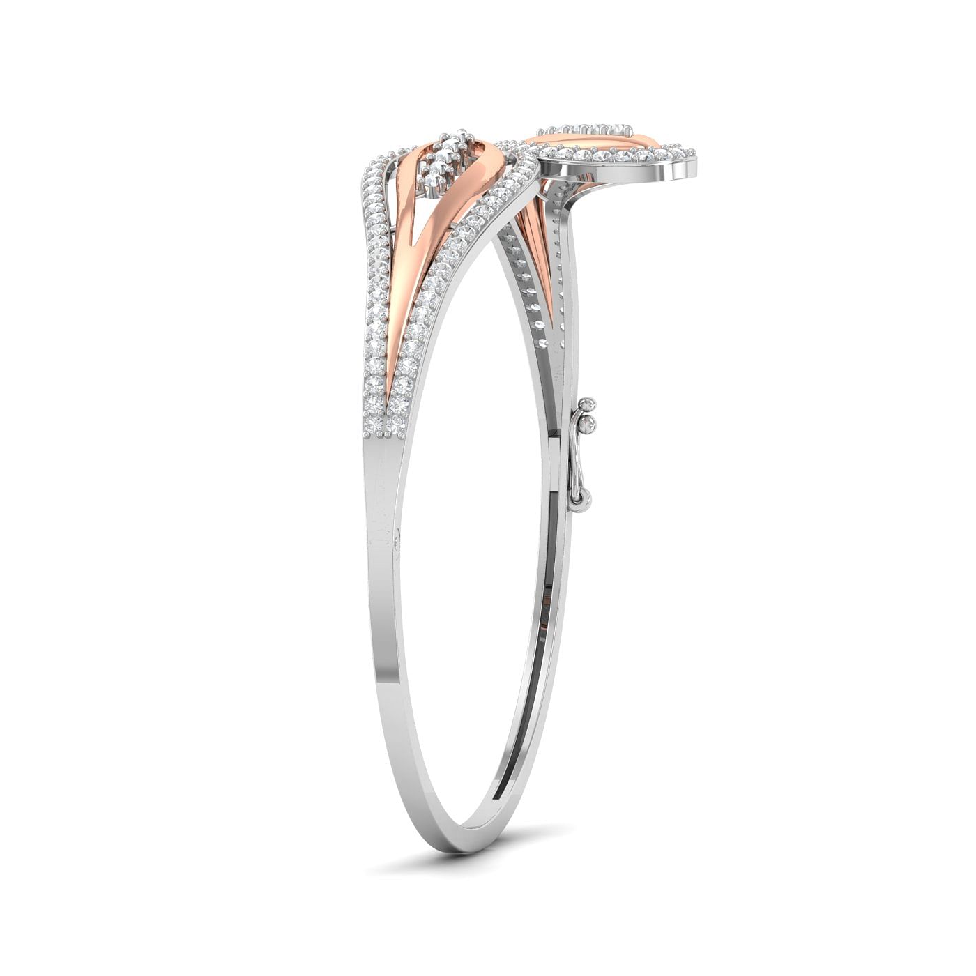 White gold Lily Diamond Bracelet for women