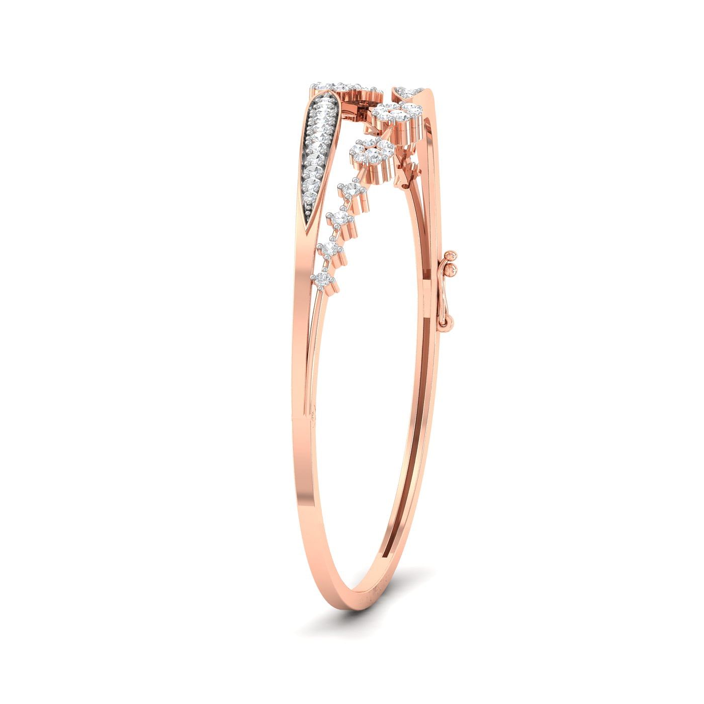 rose gold Flew Diamond Bracelet for anniversary gift
