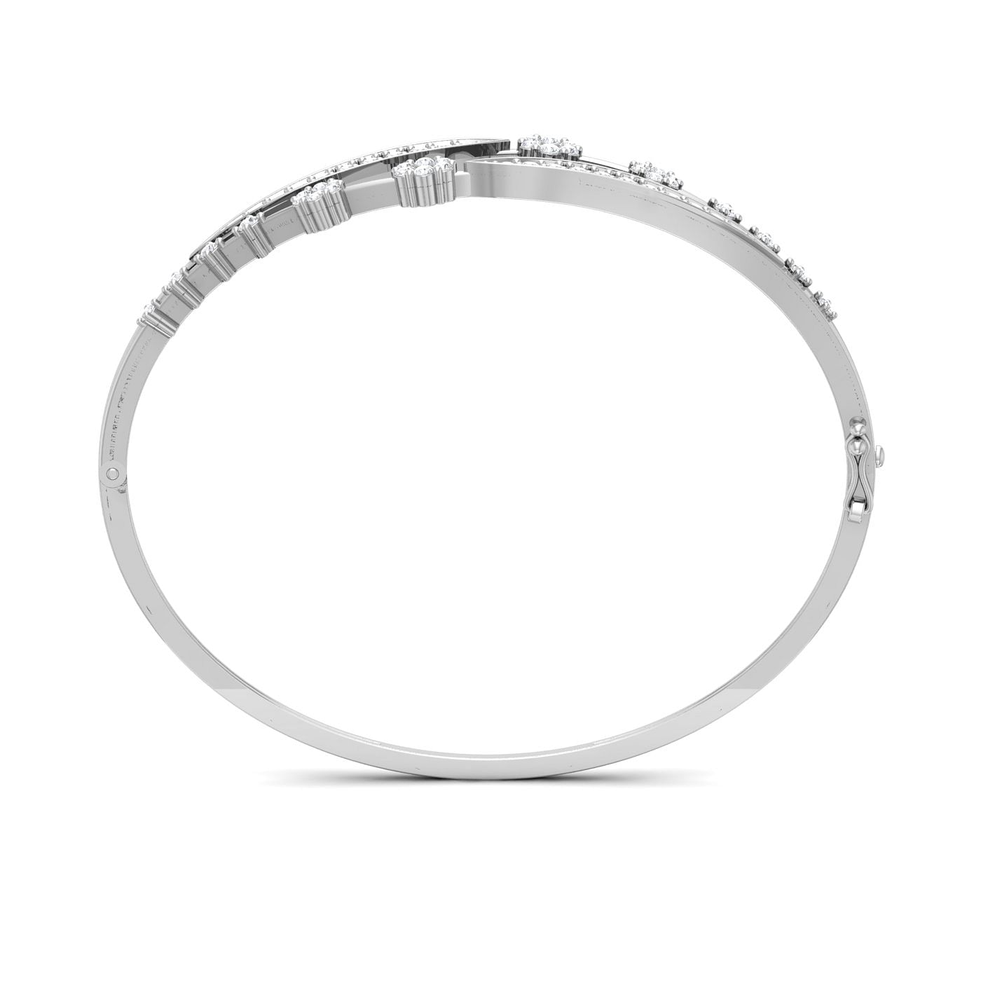 white gold Flew Diamond Bracelet for anniversary gift