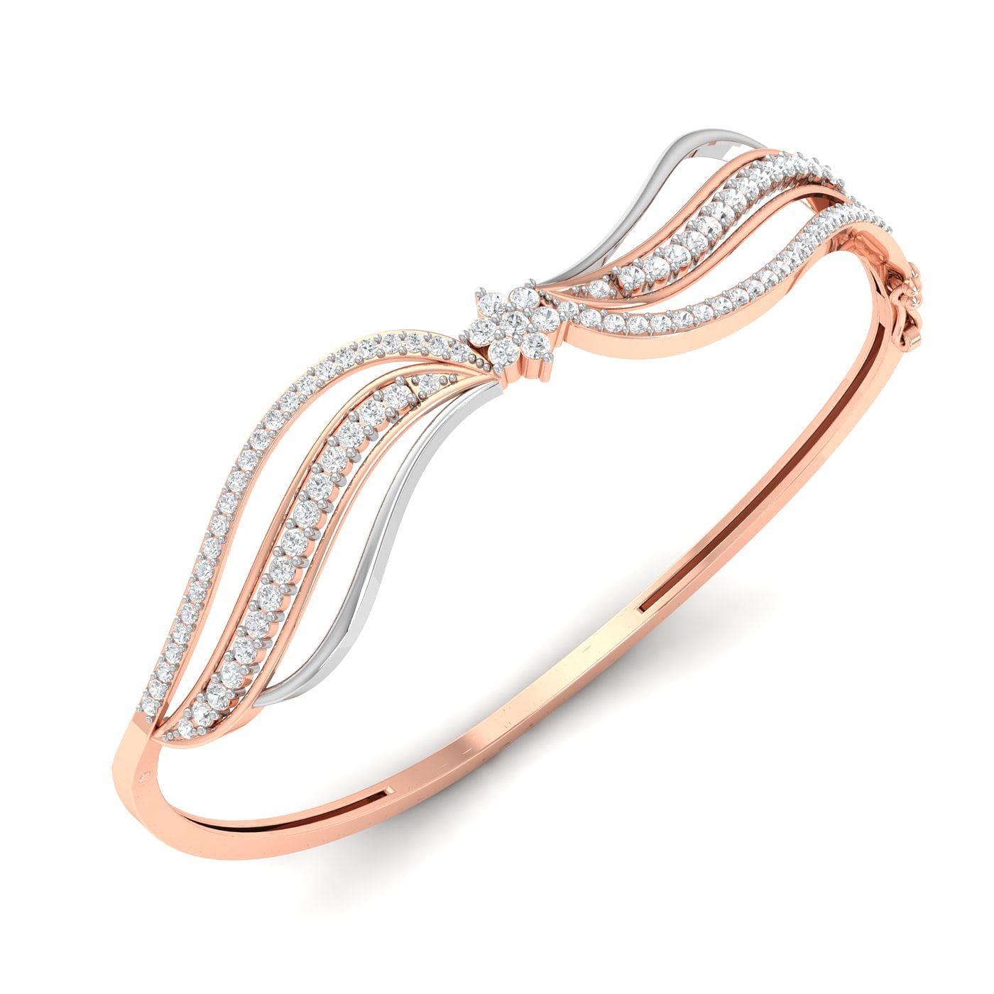Rose gold Sundew Diamond Bracelet for women