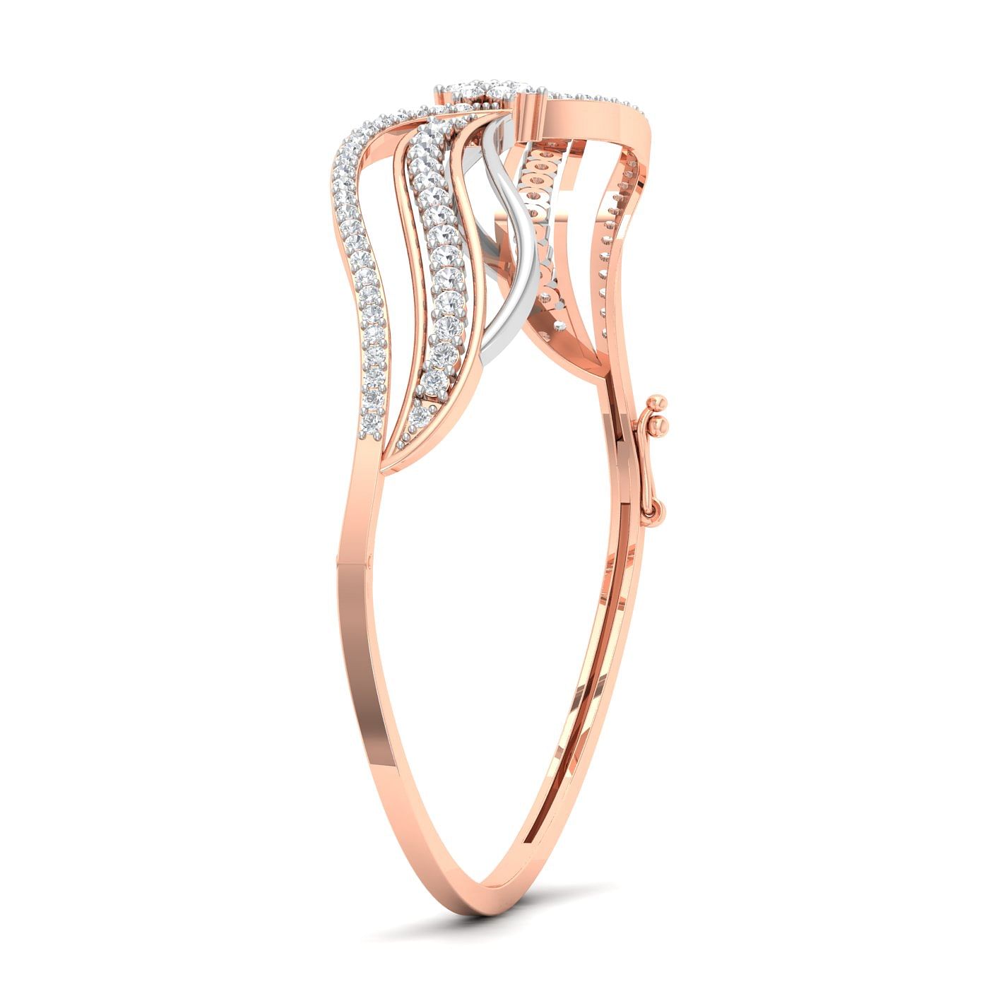 Rose gold Sundew Diamond Bracelet for women