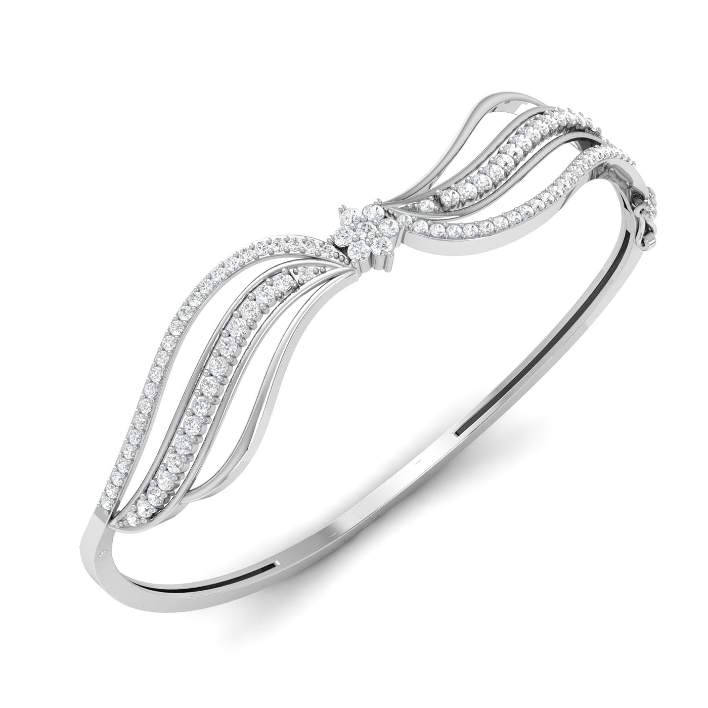 White gold Sundew Diamond Bracelet for women
