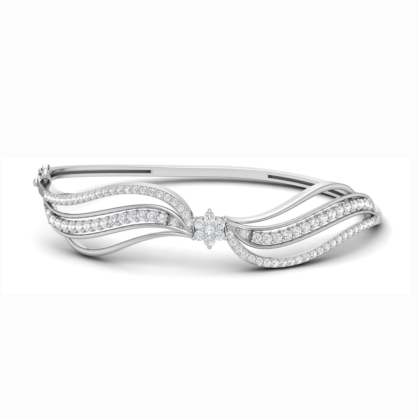 White gold Sundew Diamond Bracelet for women