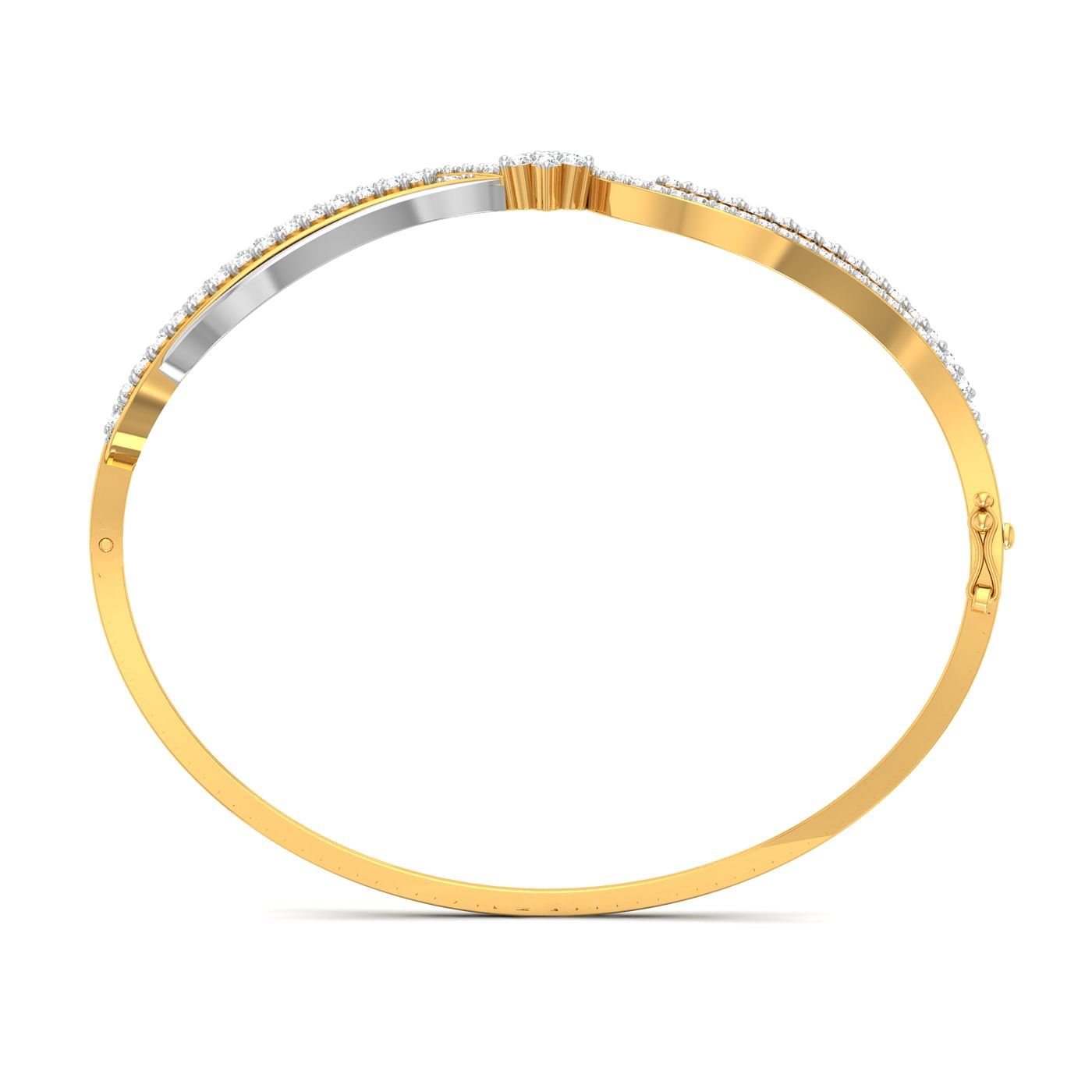 Yellow gold Sundew Diamond Bracelet for women