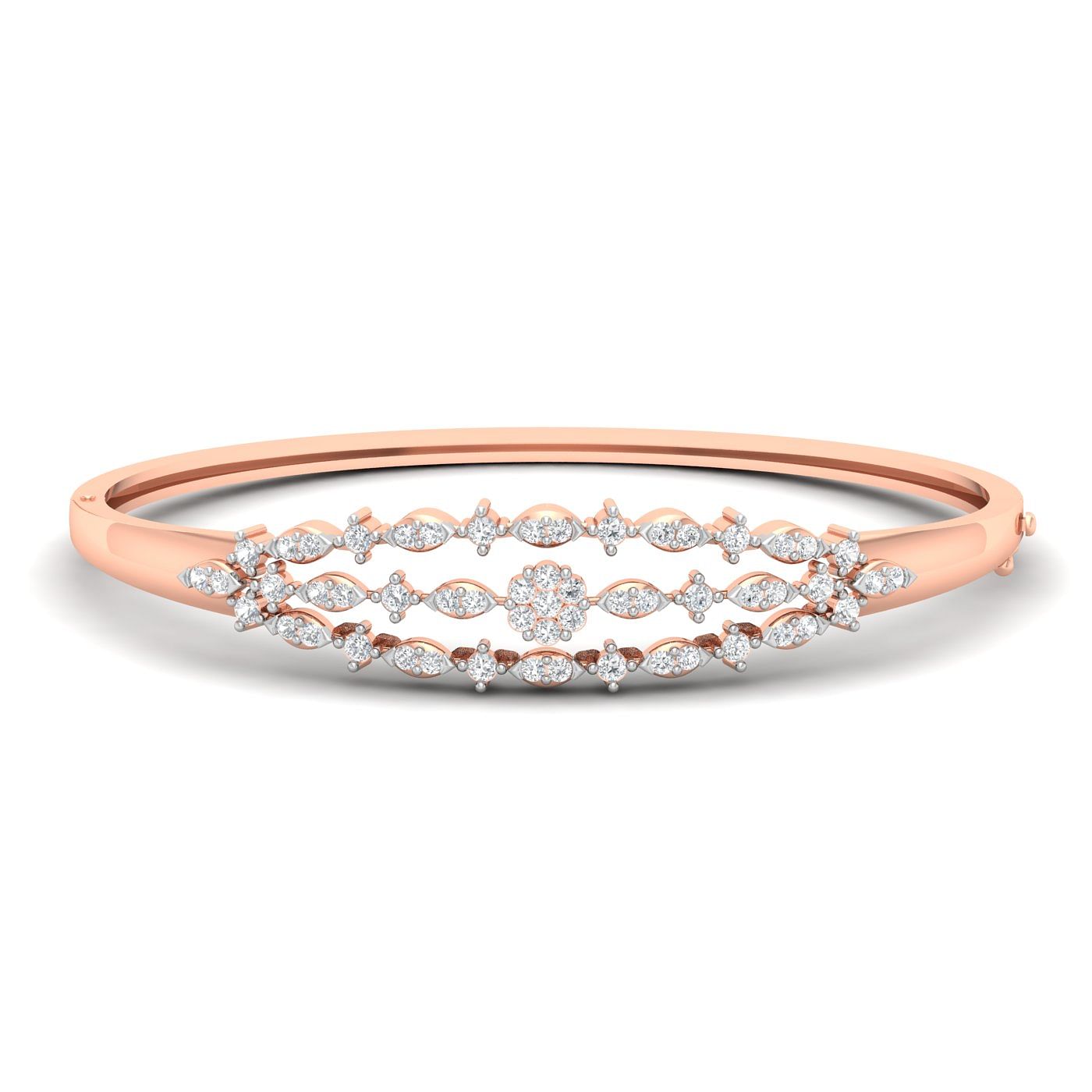 rose gold Crown Diamond Bracelet for women
