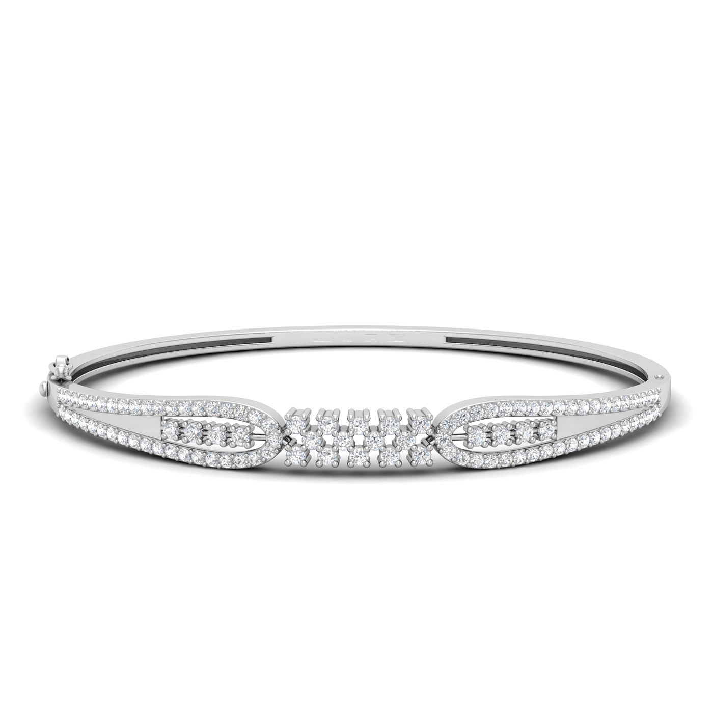 White gold Poppy Flew Diamond Bracelet for wedding