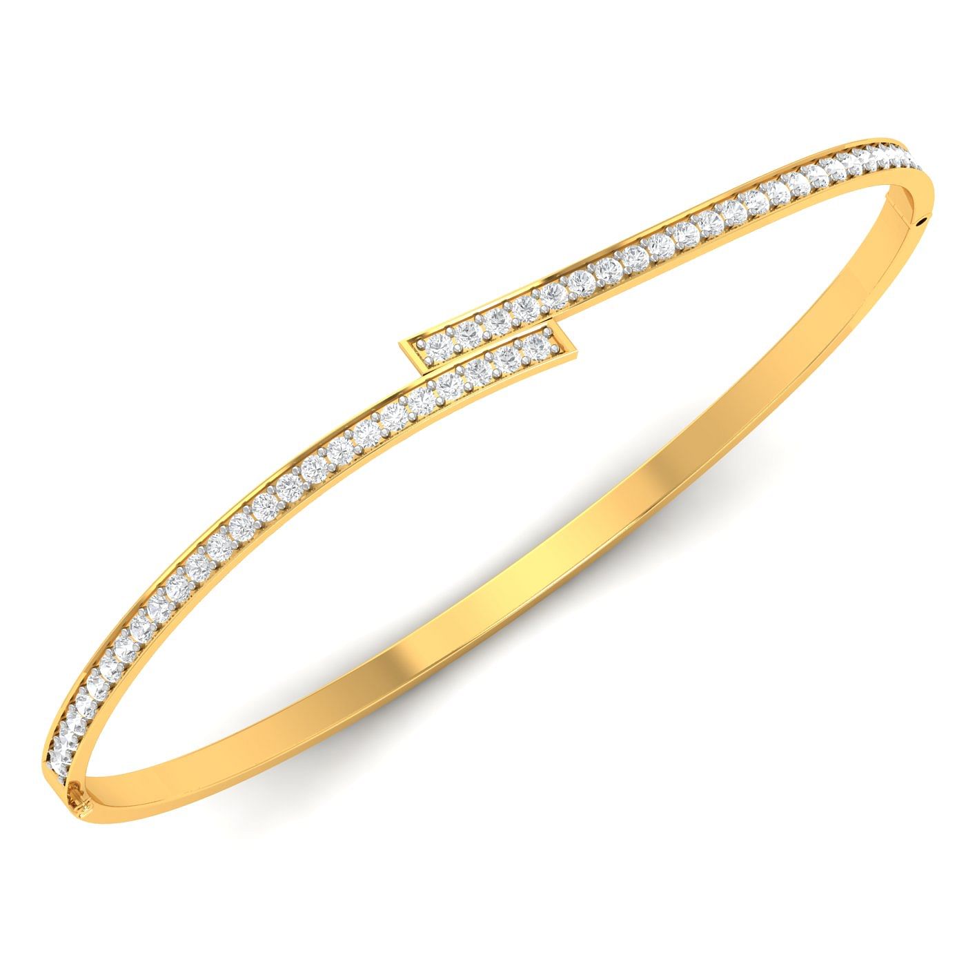 Office wear yellow gold Deborah Diamond Bracelet
