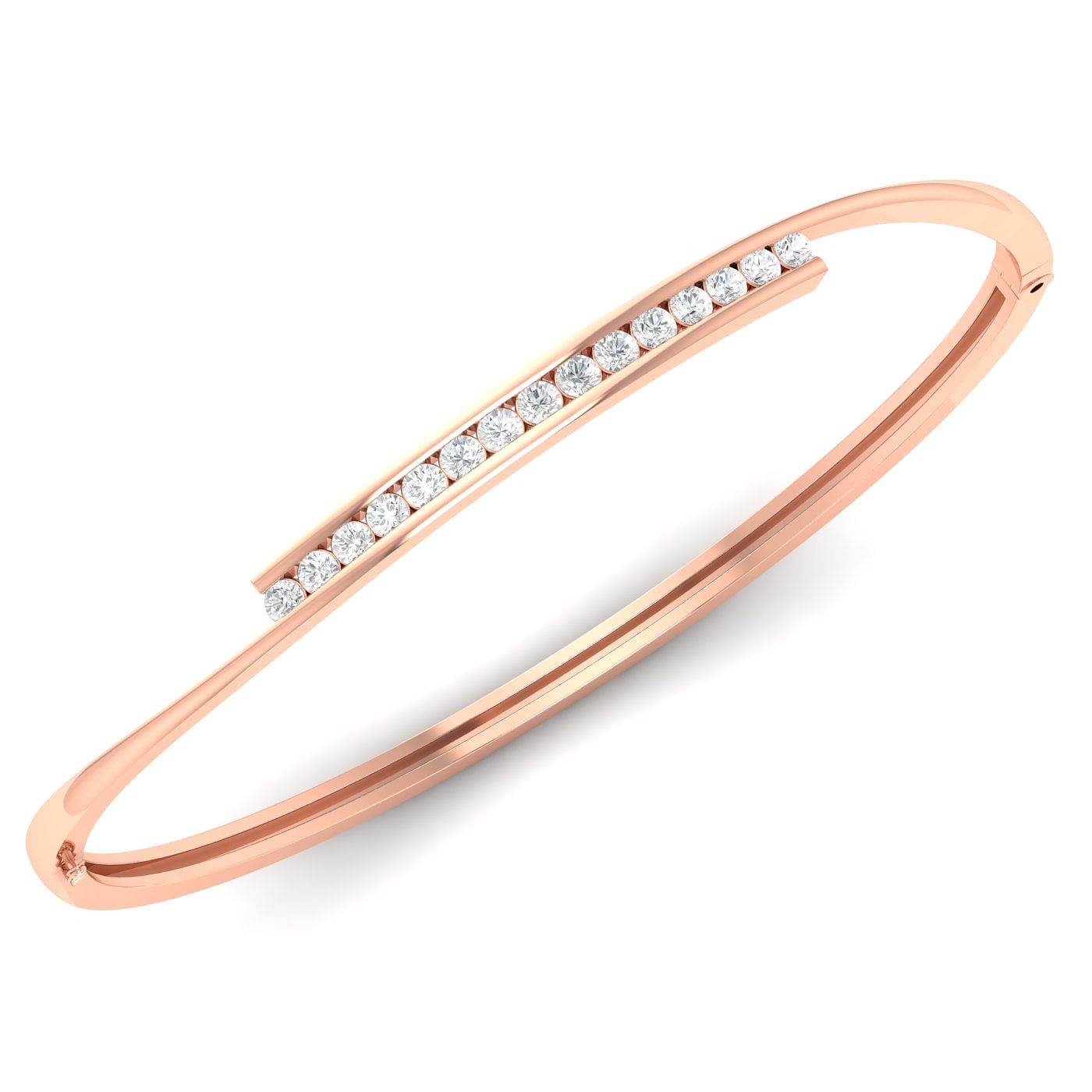 Rose gold wedding design Giselle Diamond Bracelet