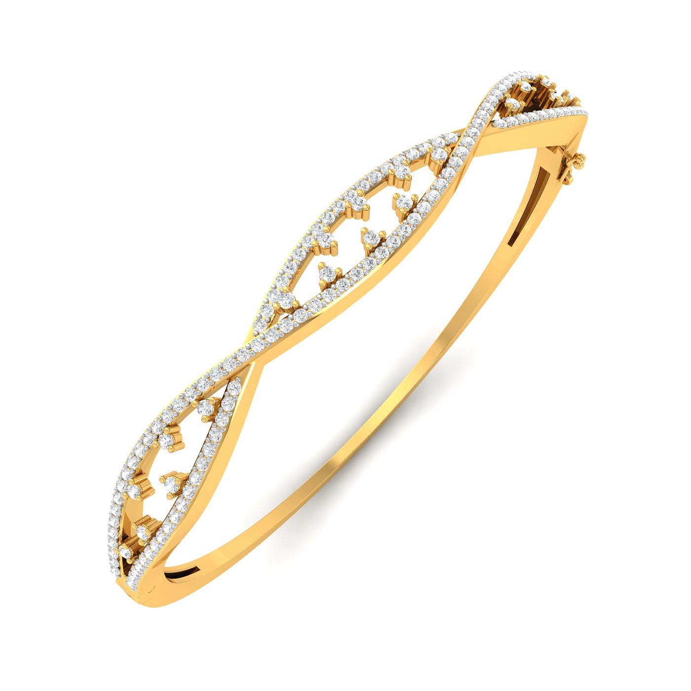 yellow gold Heidi Diamond Bracelet for engagement