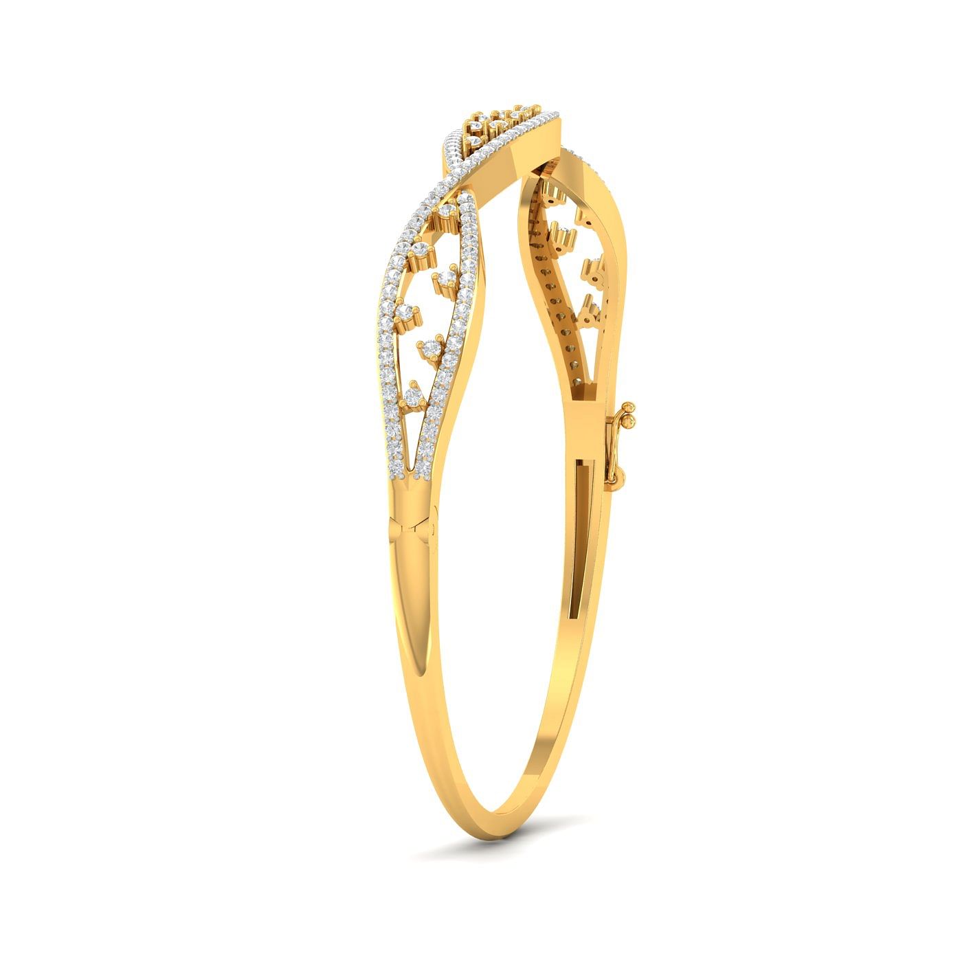yellow gold Heidi Diamond Bracelet for engagement