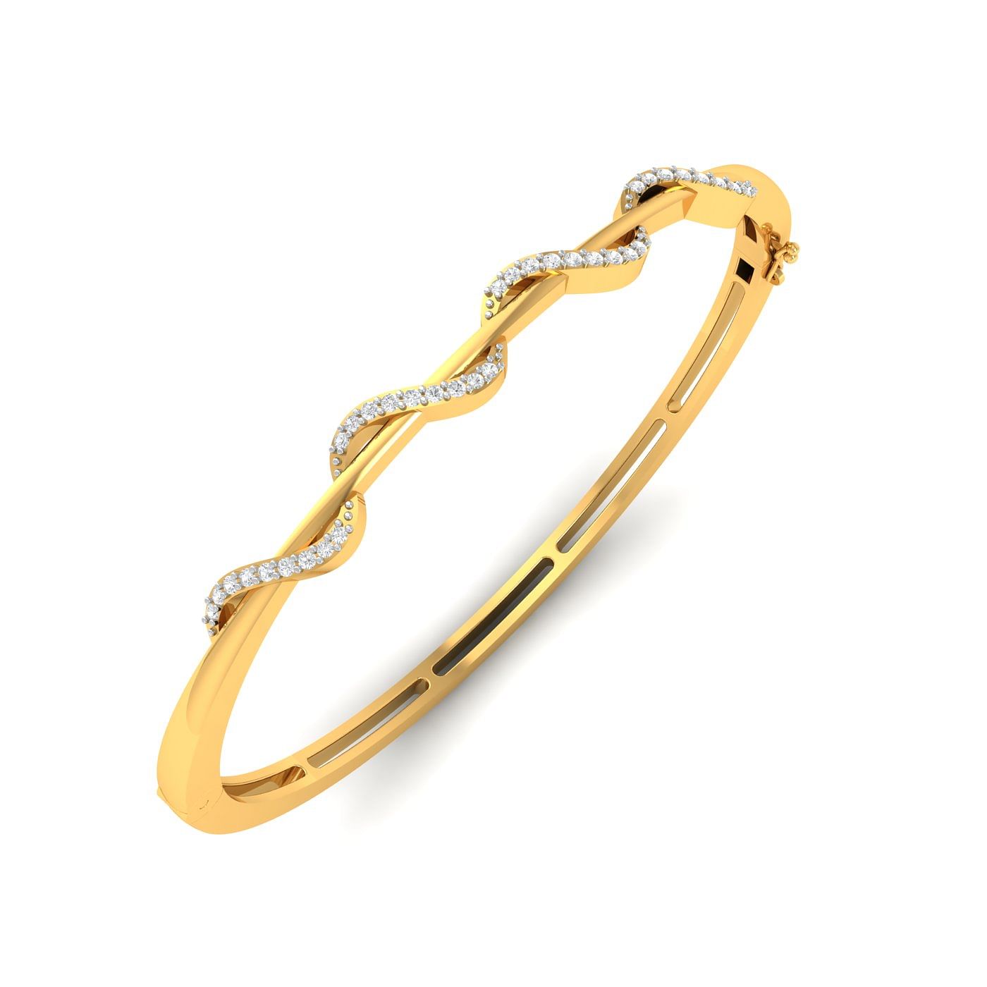 Yellow gold Katherine Diamond Bracelet
