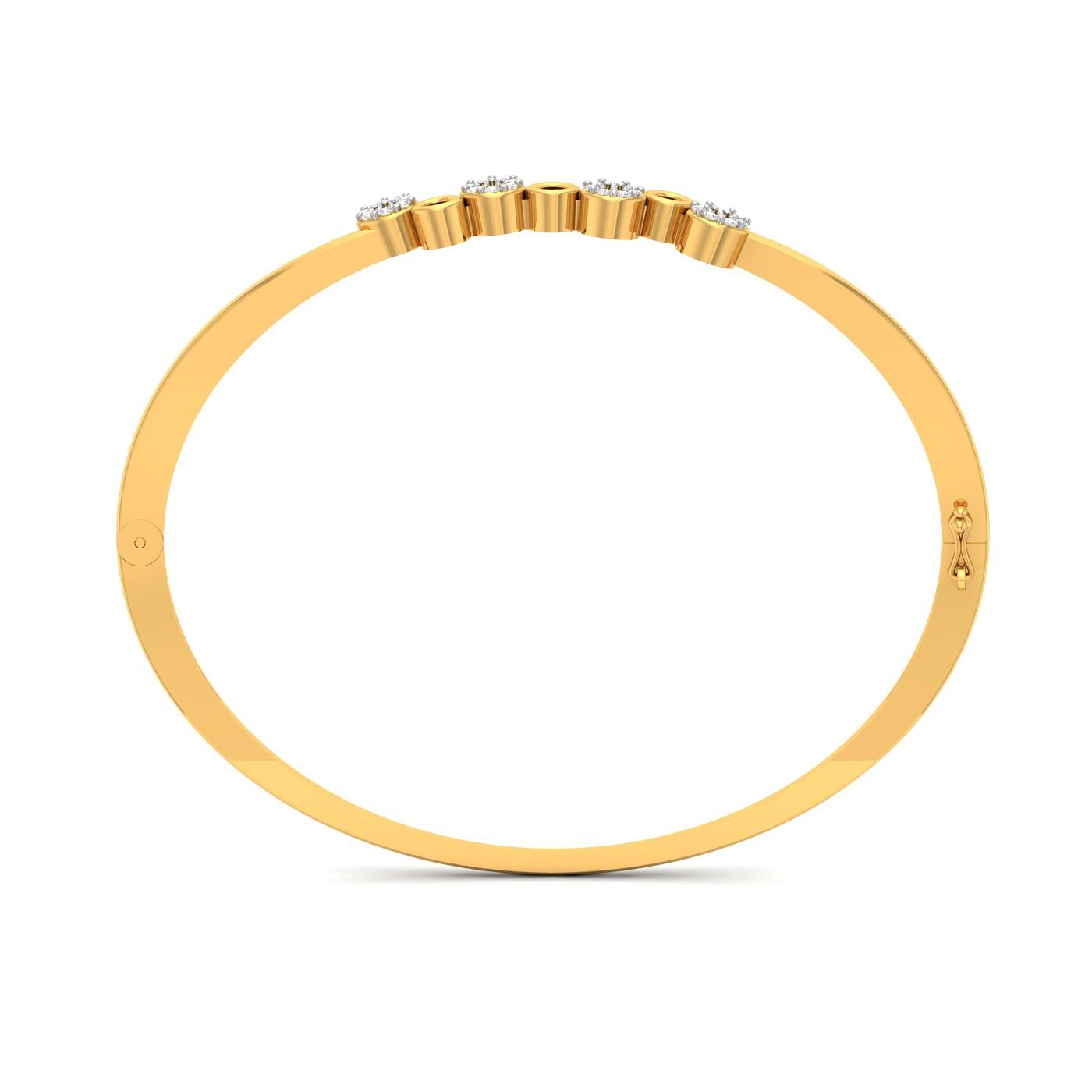 Engagement design yellow gold Rebecca Diamond Bracelet