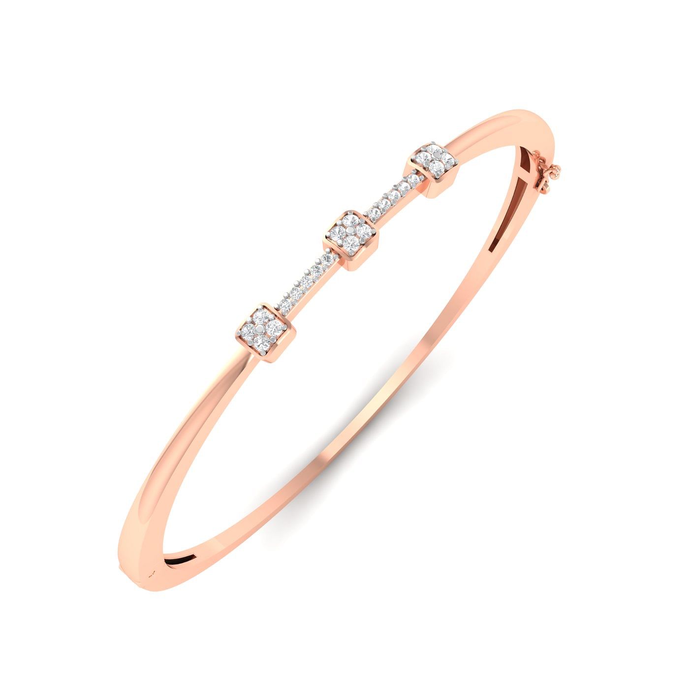 Rose Gold Valerie Diamond Bracelet Daily Wear