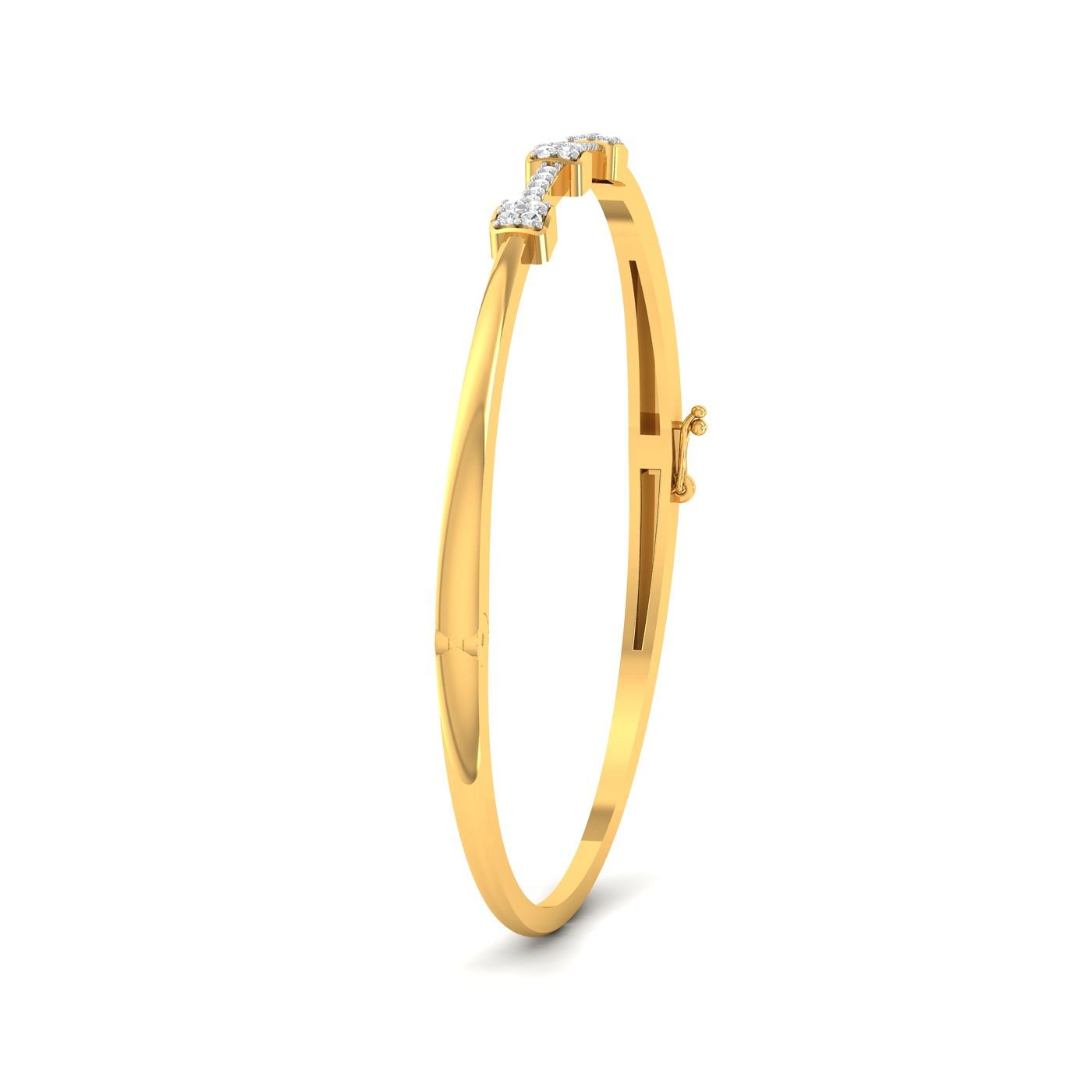 Yellow Gold Valerie Diamond Bracelet Daily Wear