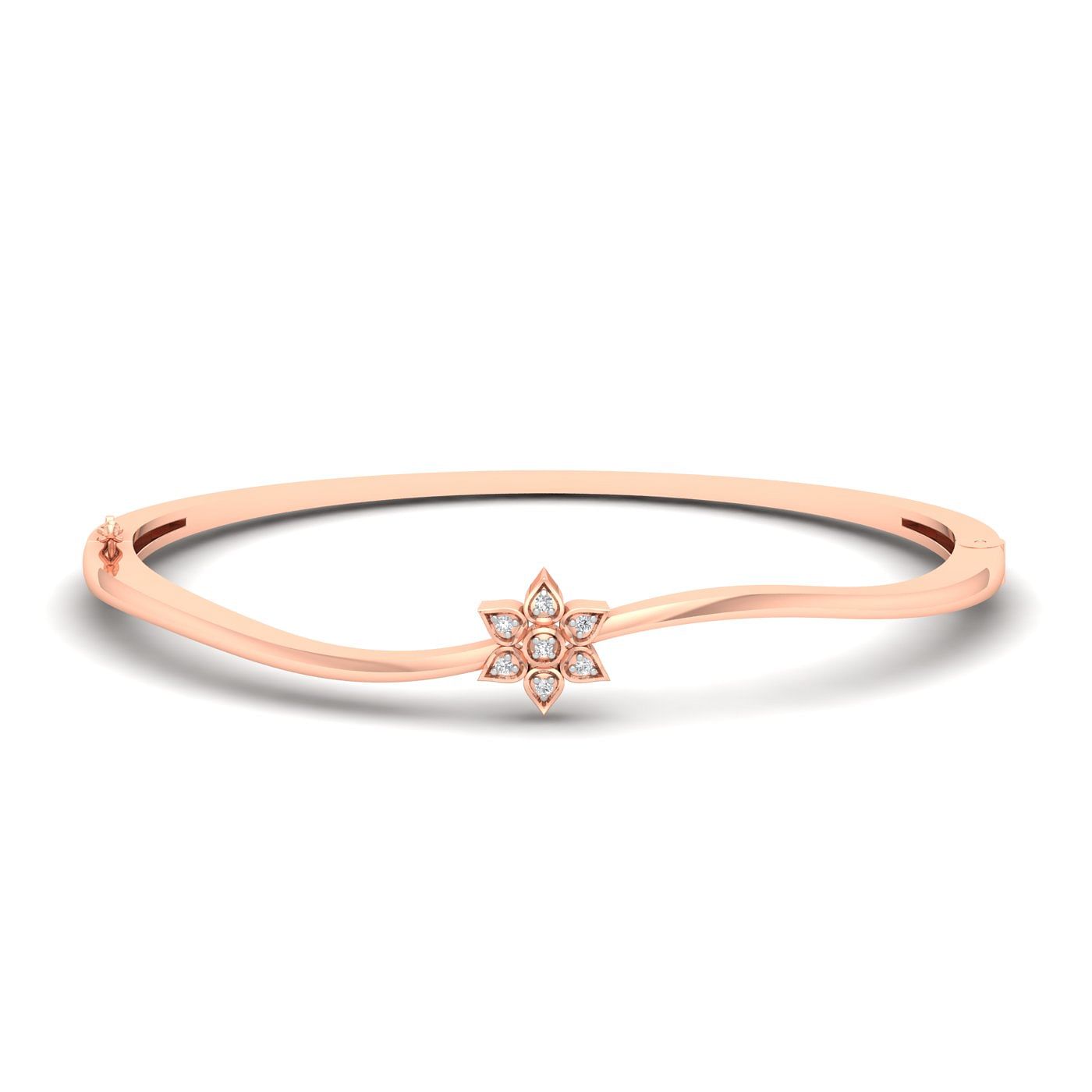 Rose gold daily wear Ivy Diamond Bracelet