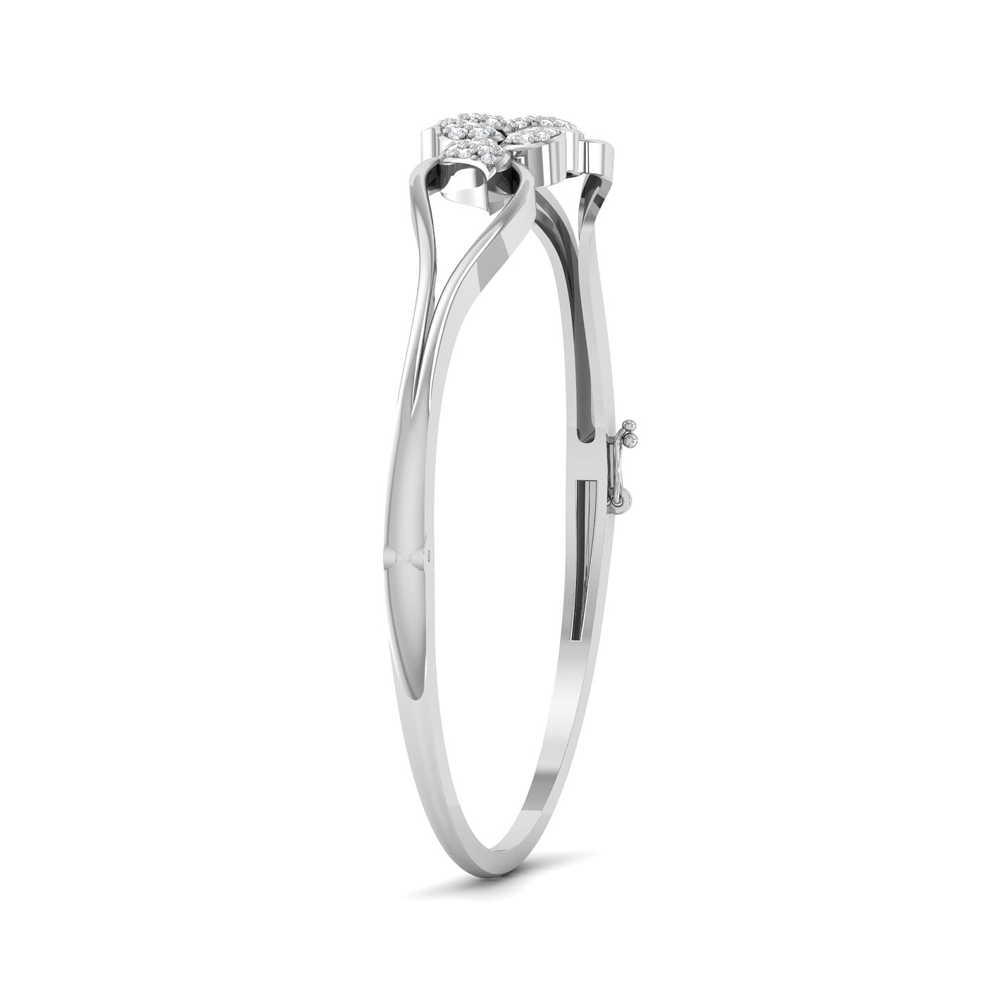 Designer wedding Aurora Diamond Bracelet With White Gold