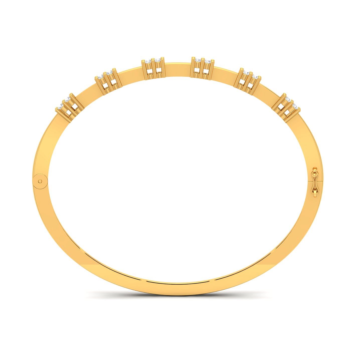 Amelia Diamond Bracelet With Yellow Gold
