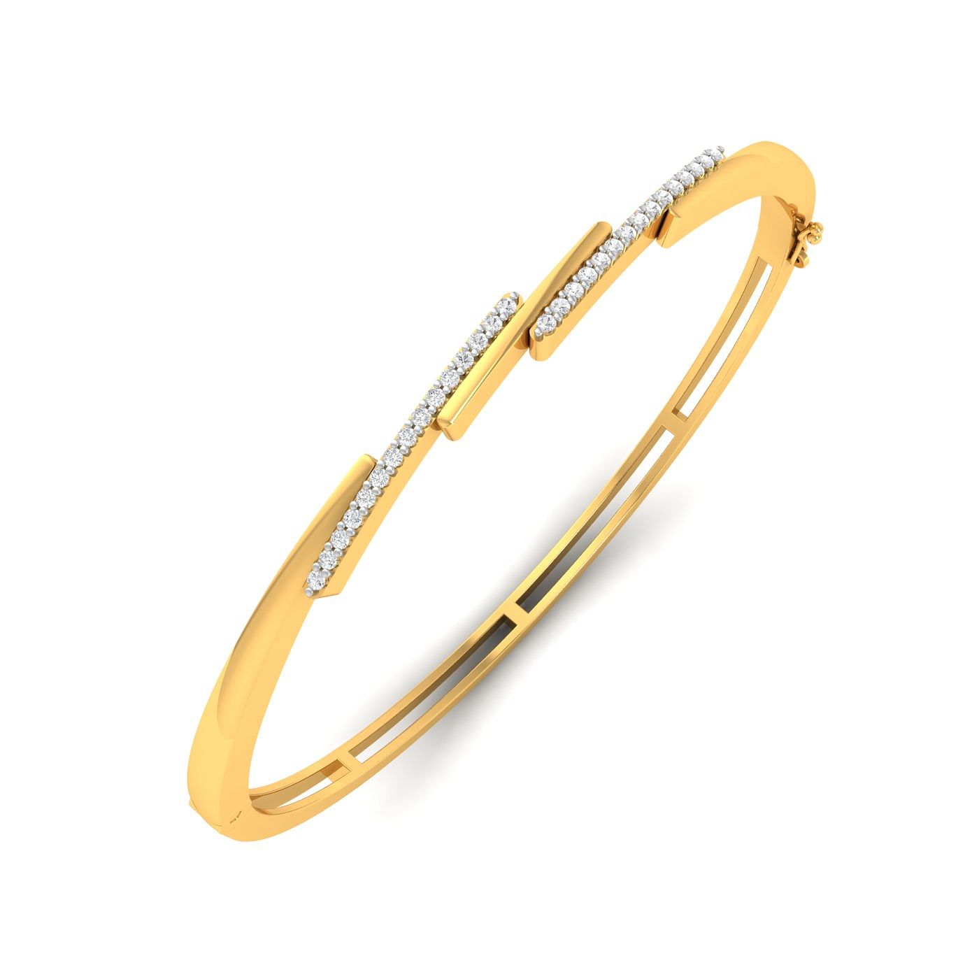 daily wear yellow gold Aria Diamond Bracelet