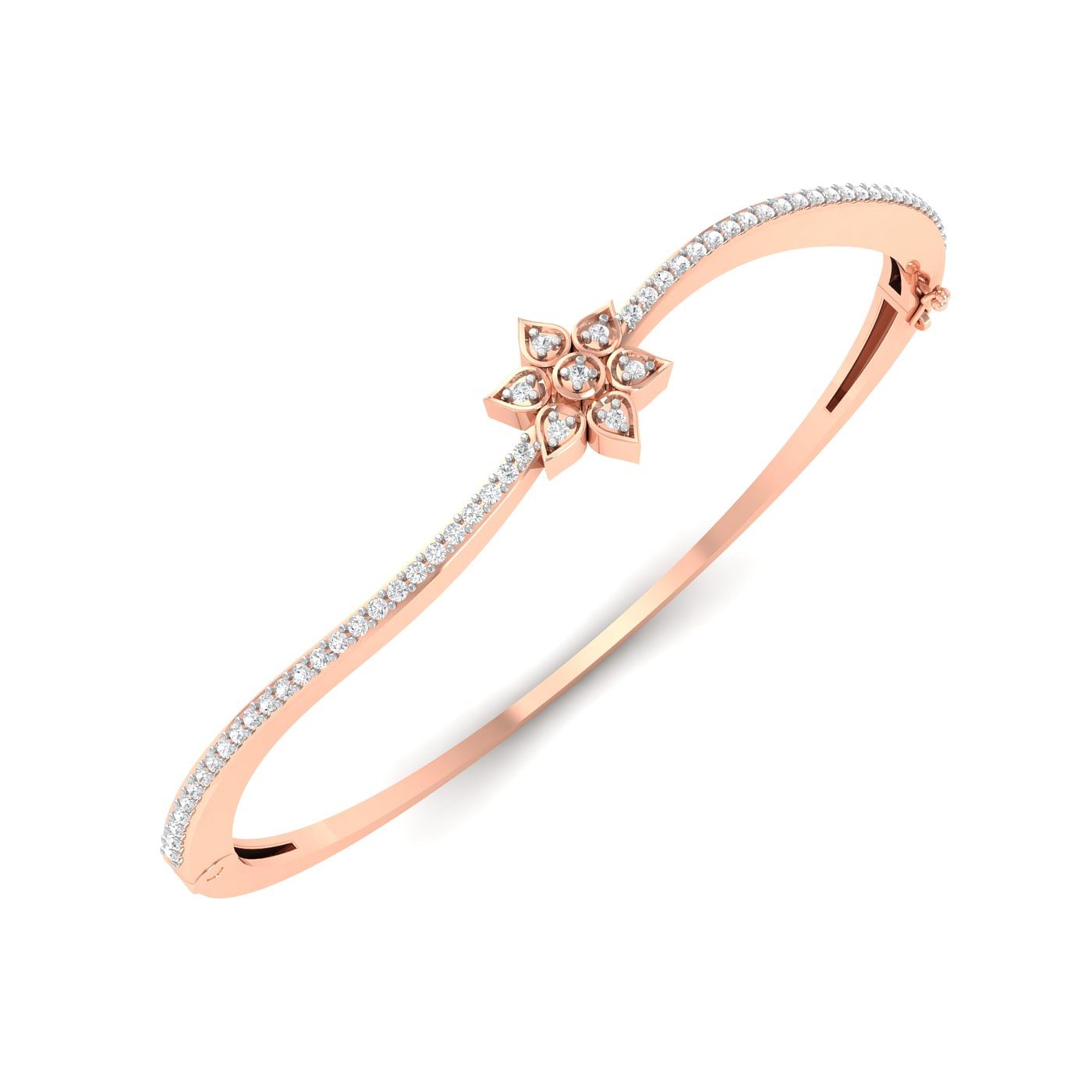 Rose gold designer Amara Diamond Bracelet