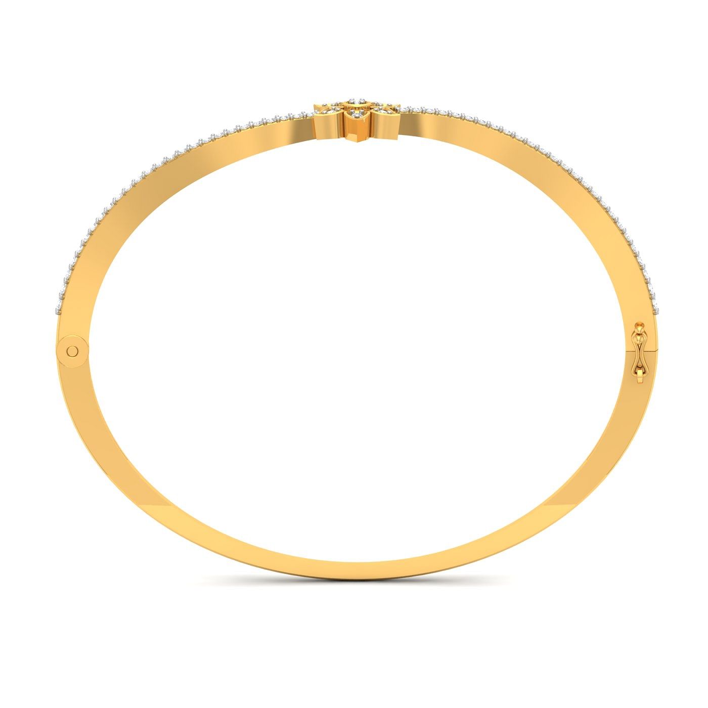 Yellow gold designer Amara Diamond Bracelet