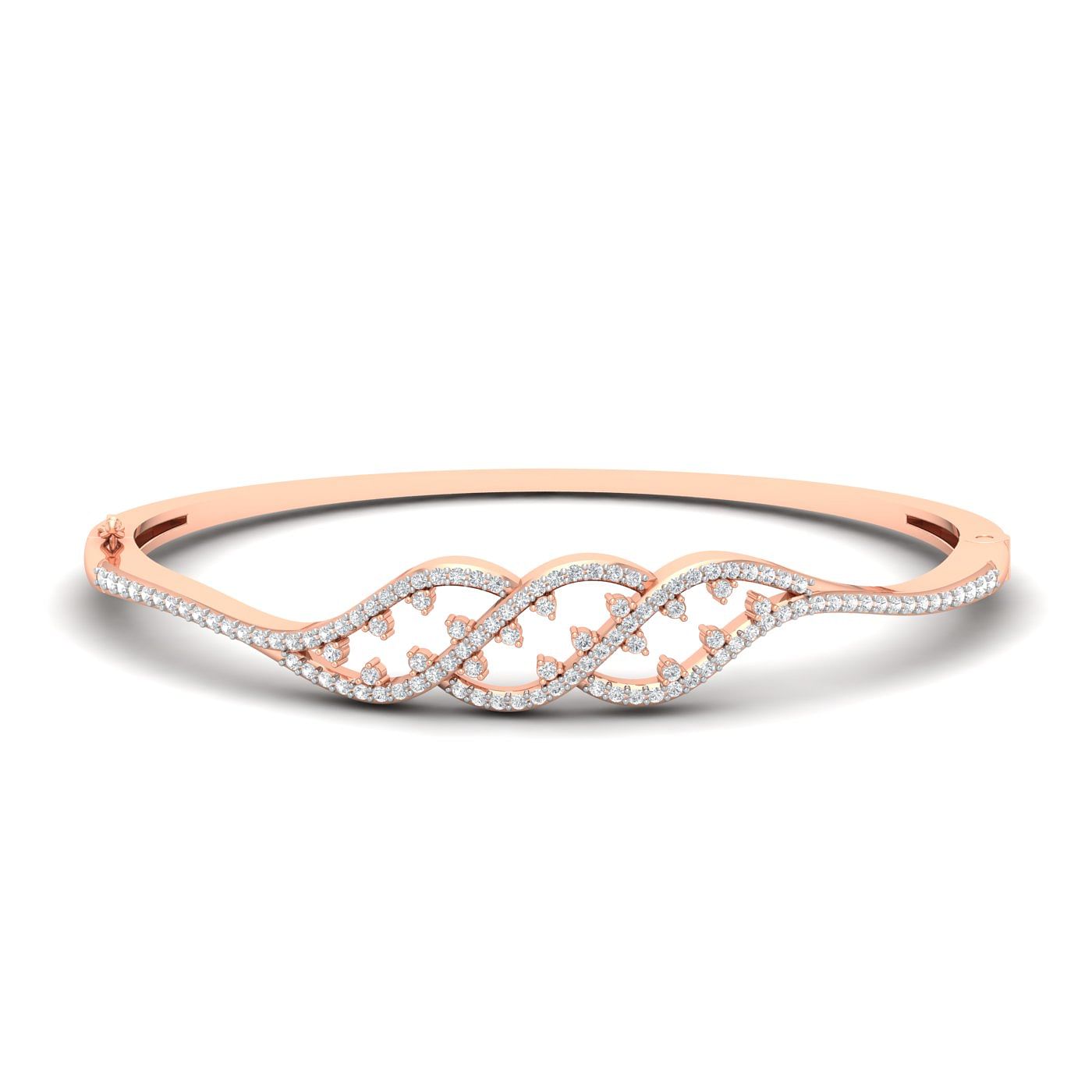 Designer engagement rose gold Kaylee Diamond Bracelet