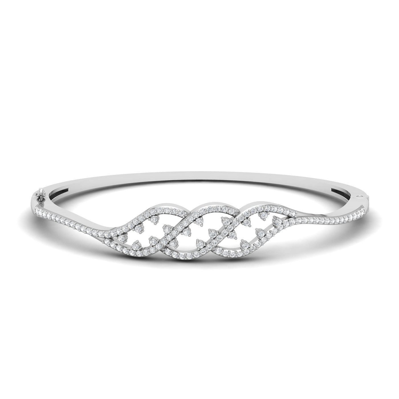 Designer engagement white gold Kaylee Diamond Bracelet