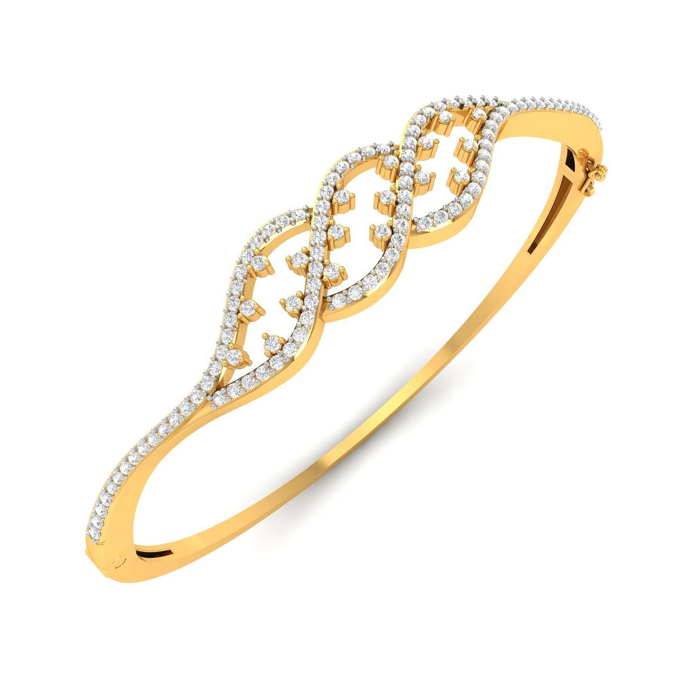 Designer engagement yellow gold Kaylee Diamond Bracelet