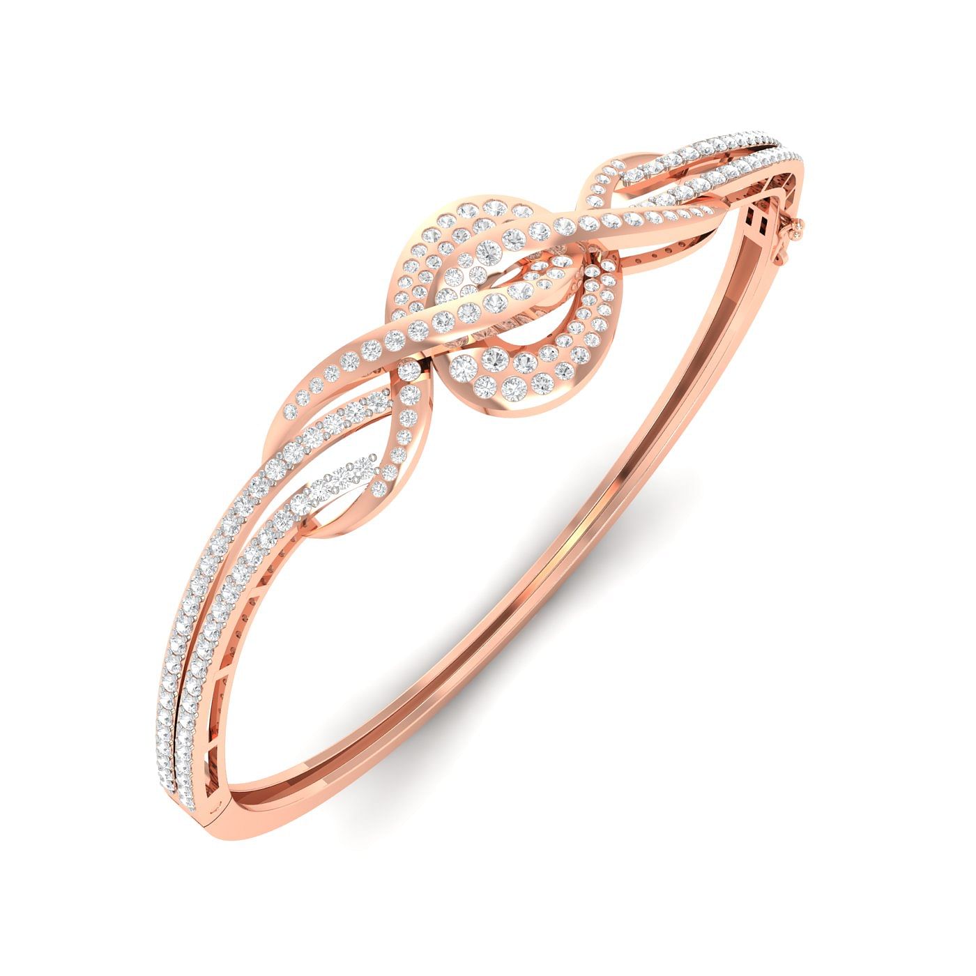 Wedding design Estela Diamond Bracelet with rose gold