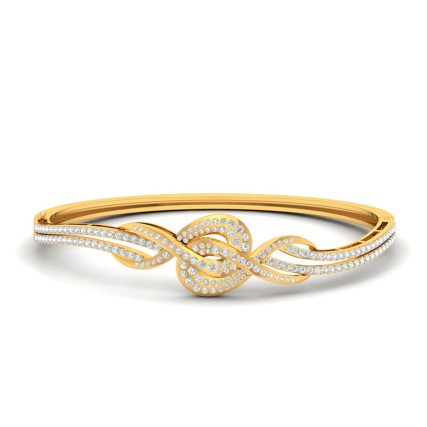 Wedding design Estela Diamond Bracelet with yellow gold