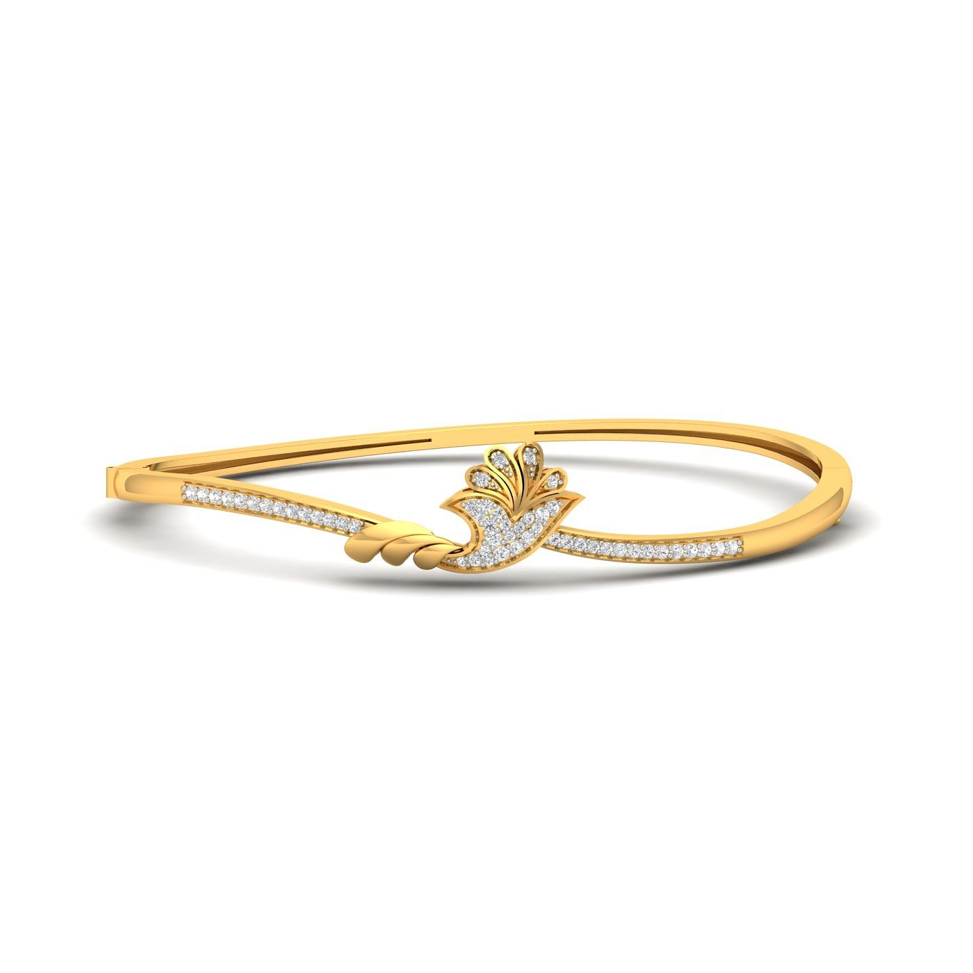 yellow gold Dulce Diamond Bracelet for women