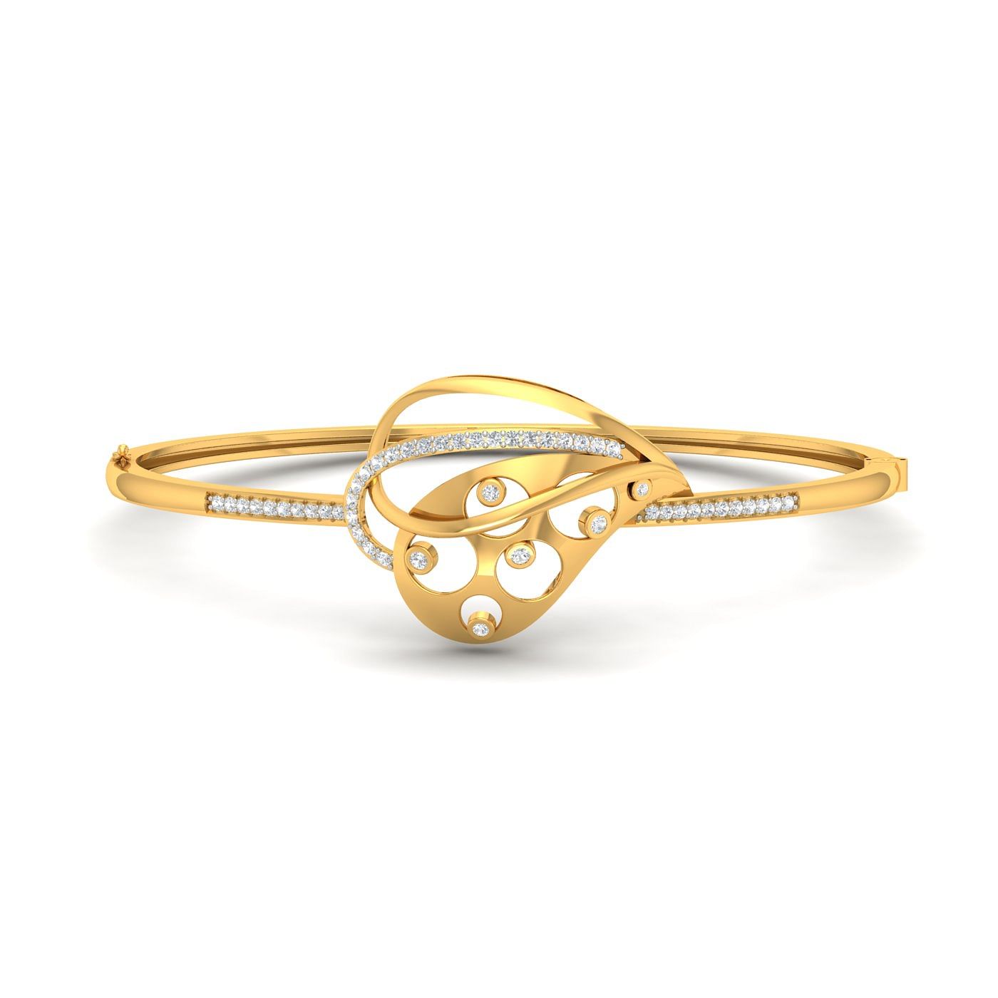 Charo Diamond Bracelet With Yellow Gold