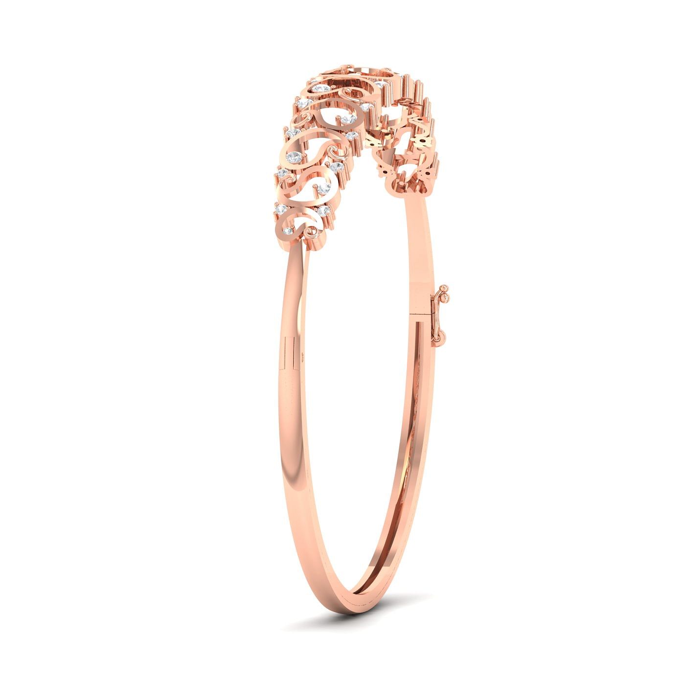 Rose gold designer wedding Lita Diamond Bracelet