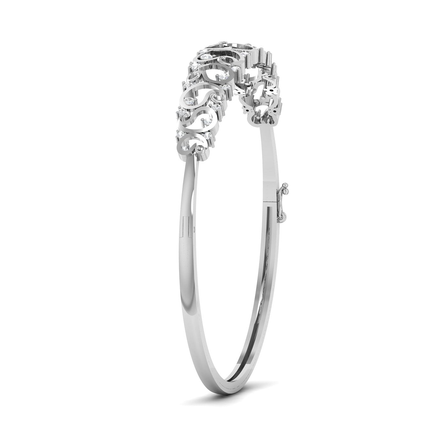 White gold designer wedding Lita Diamond Bracelet