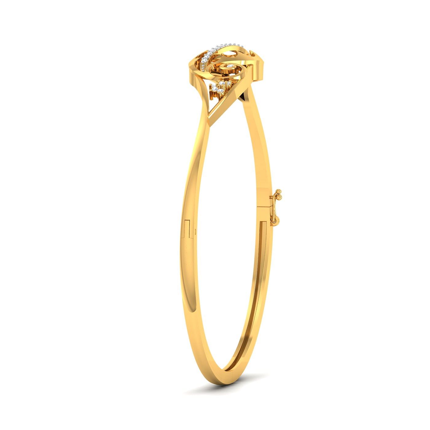 Yellow gold Nieve Diamond Bracelet for women