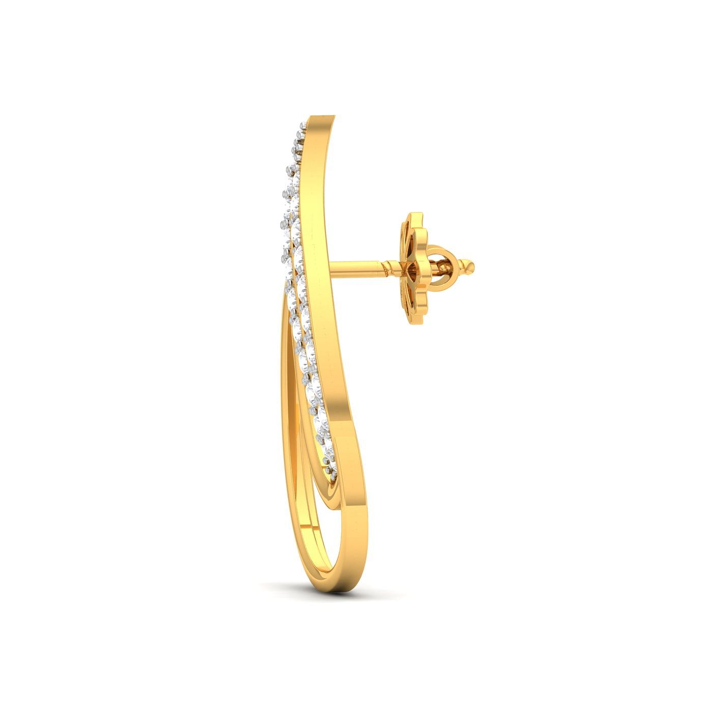 latest diamond tops design in yellow gold for women