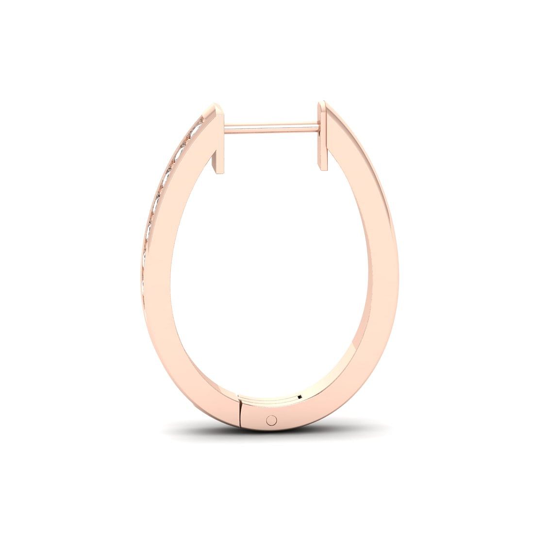 18k Rose Gold Teagan Diamond Earrings for women