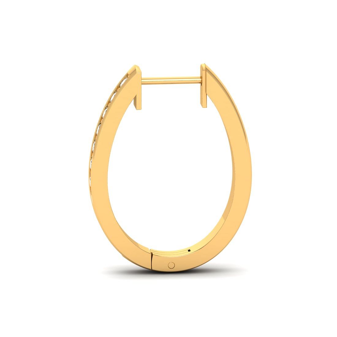 10k Yellow Gold Teagan Diamond Earrings for women