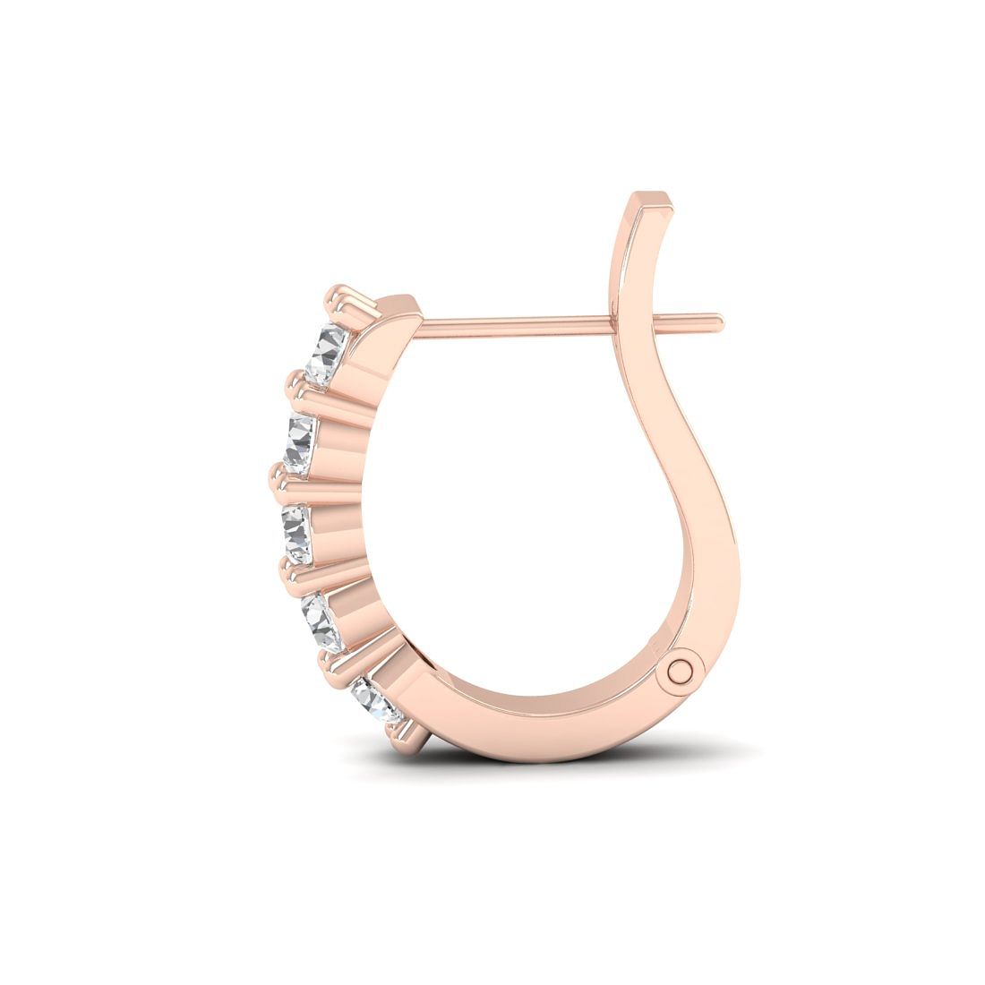 18k Rose Gold Triya Diamond Earrings for ladies