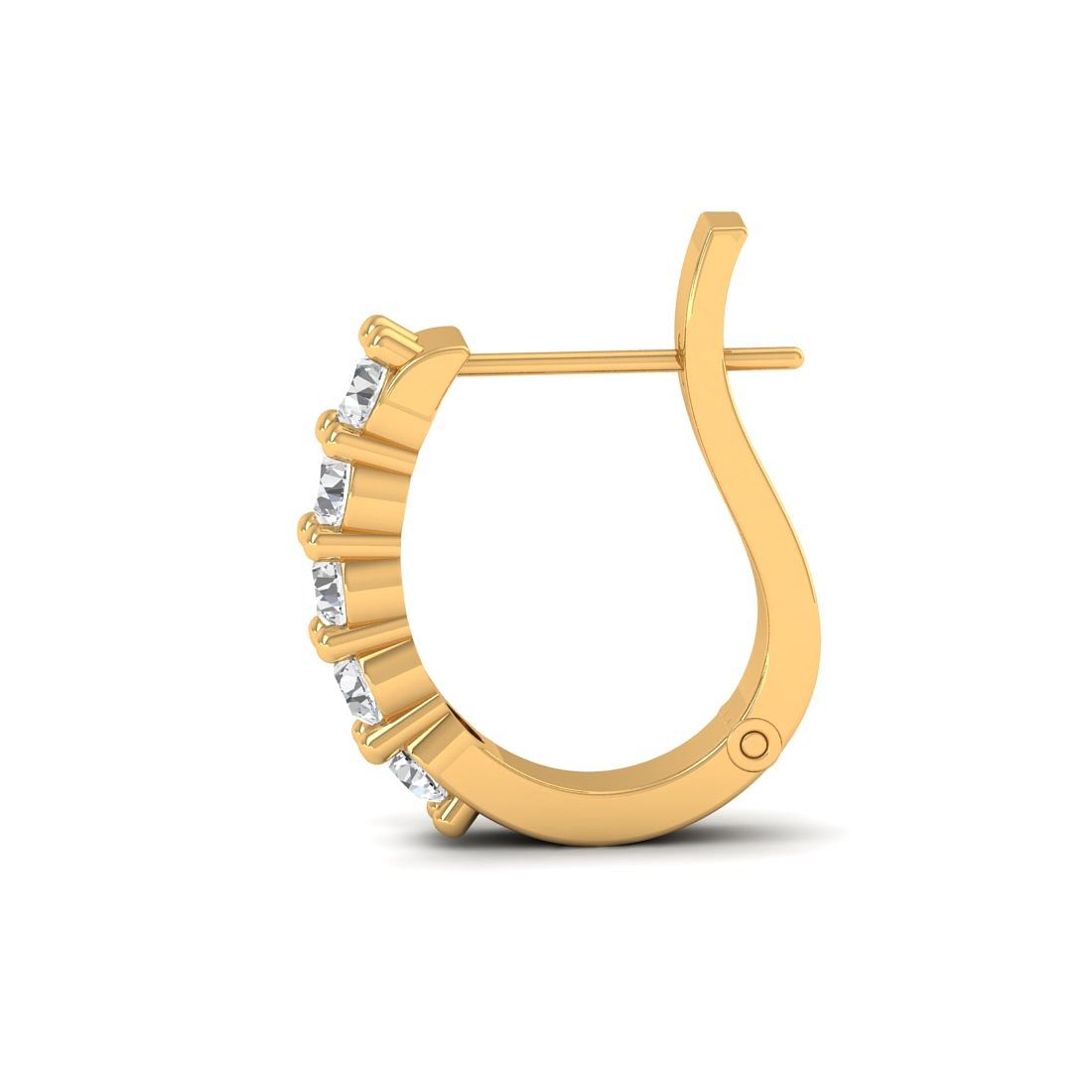 18k Yellow Gold Triya Diamond Earrings for ladies