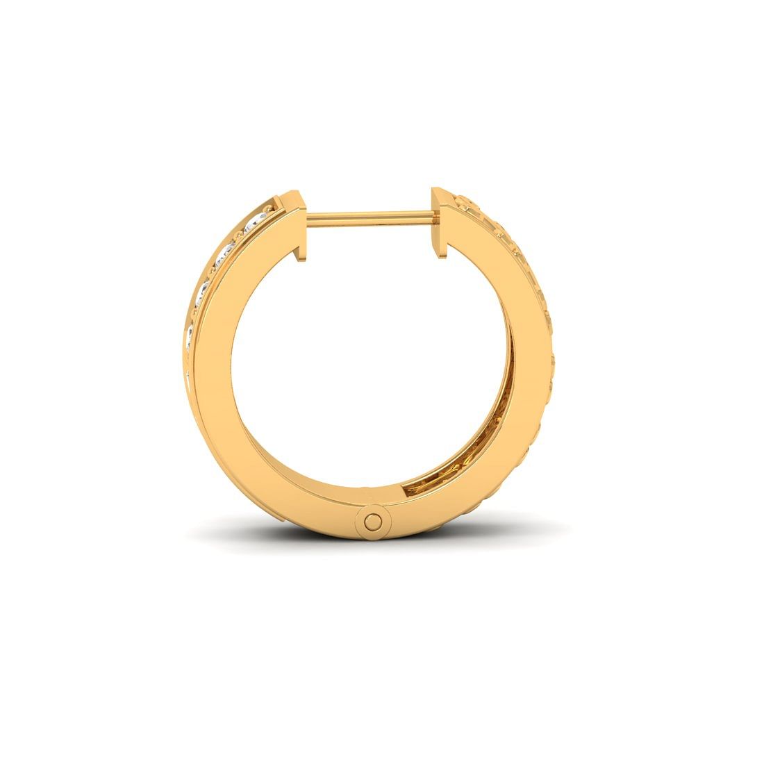 18k Yellow Gold Urmi Ornate Diamond Stud Earrings for wedding